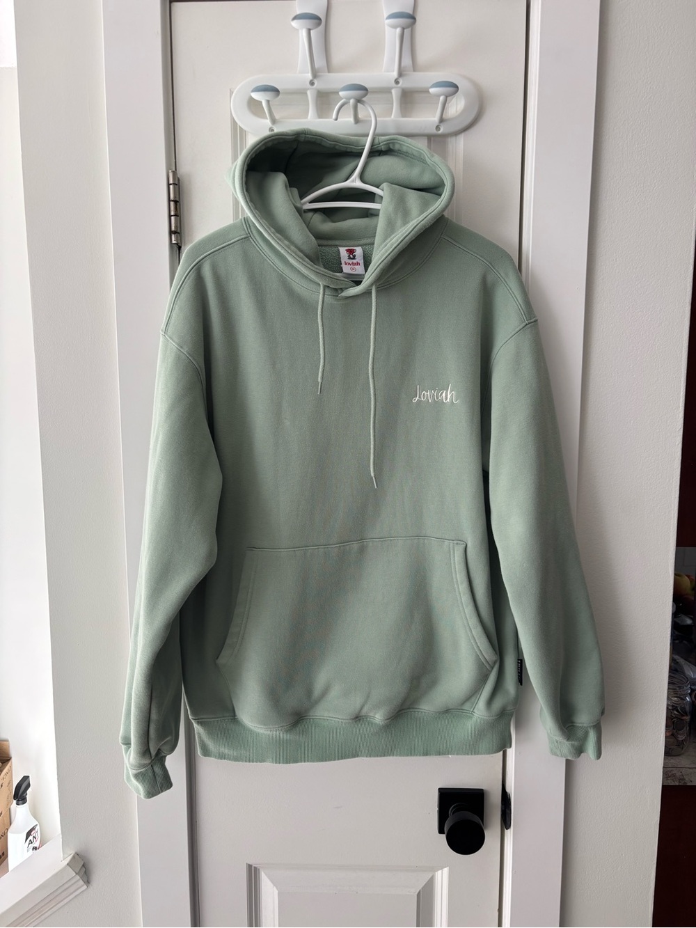 Loviah hoodie sage green size medium